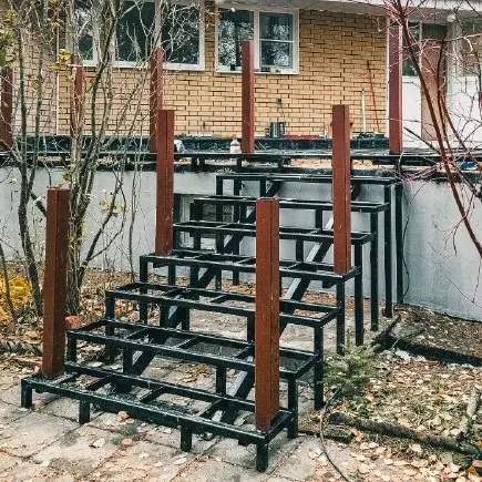 металлокаркас для террасы
