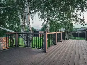 терраса с ограждением